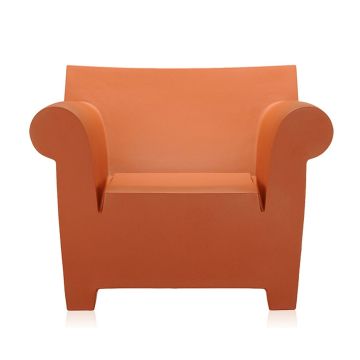 Fotoliu Kartell Bubble, design Philippe Starck, ocru