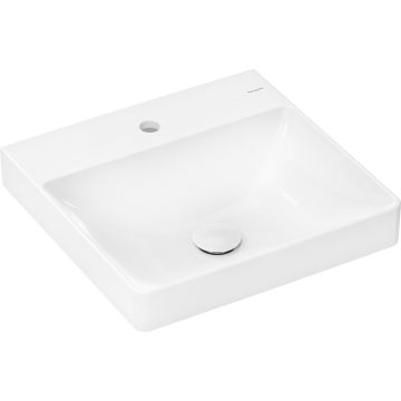 Lavoar Hansgrohe Xelu Q 50x48cm, fara preaplin, montare pe mobilier, SmartClean, alb