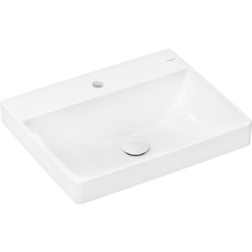 Lavoar Hansgrohe Xelu Q 60x48cm, fara preaplin, montare pe mobilier, SmartClean, alb