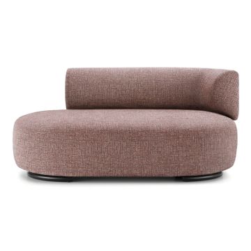 Canapea Kartell K-Waiting design Rodolfo Dordoni, 153cm orientare dreapta, Texture Burgundy
