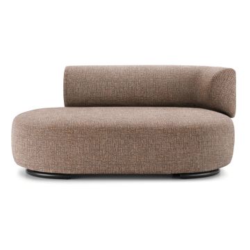 Canapea Kartell K-Waiting design Rodolfo Dordoni, 153cm orientare dreapta, Texture Brown