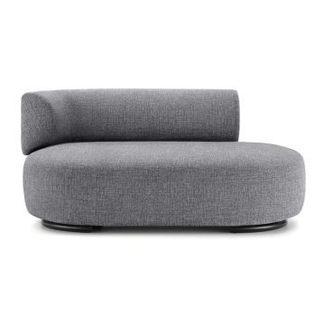 Canapea Kartell K-Waiting design Rodolfo Dordoni, 153cm orientare stanga, Texture Sky Blue