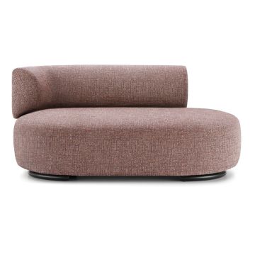 Canapea Kartell K-Waiting design Rodolfo Dordoni, 153cm orientare stanga, Texture Burgundy