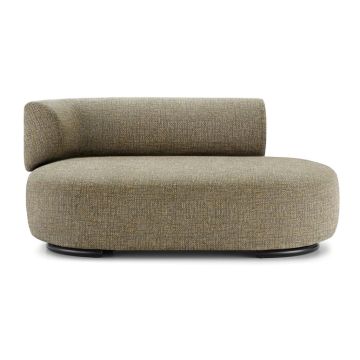 Canapea Kartell K-Waiting design Rodolfo Dordoni, 153cm orientare stanga, Texture Green