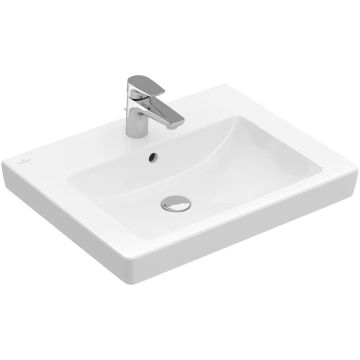 Lavoar Villeroy & Boch Subway 2.0, 60x47 cm, montare pe mobilier, alb