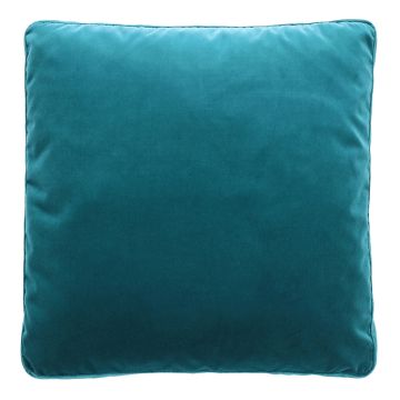 Perna decorativa Kartell Velvet design Piero Lissoni, 48x48cm, 53 turcoaz