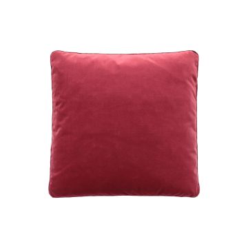 Perna decorativa Kartell Velvet design Piero Lissoni, 48x48cm, 54 rosu cardinal