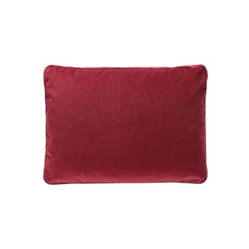 Perna decorativa Kartell Velvet design Piero Lissoni, 48x35cm, 54 rosu cardinal