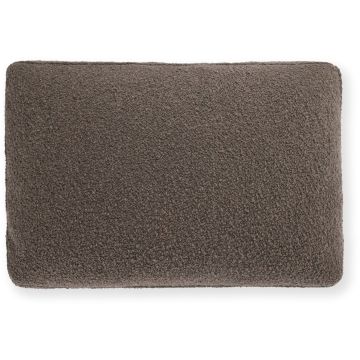 Perna decorativa Kartell design Patricia Urquiola, 50x35cm, textil Orsetto maro