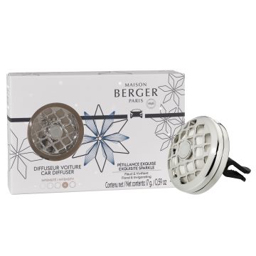 Set odorizant masina Maison Berger Rosalie + rezerva ceramica Exquisite Sparkle