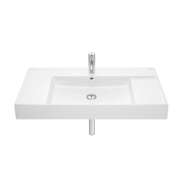 Lavoar Roca Inspira Square 1000x490mm, montare pe mobilier, alb