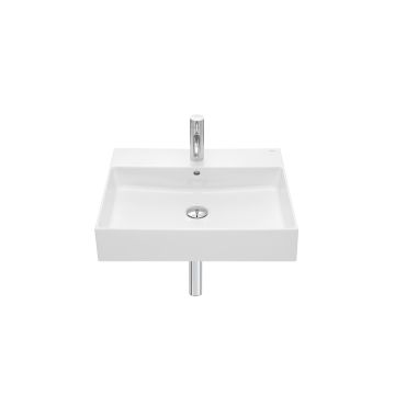 Lavoar Roca Inspira Square 600x490cm, montare pe mobilier, alb