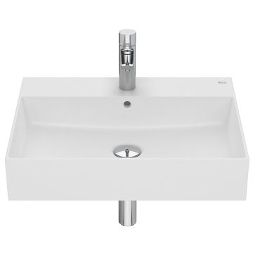Lavoar Roca Inspira Square 600x490cm, montare pe mobilier, alb mat