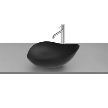 Lavoar tip bol Roca Ohtake 54x37.5cm, negru mat