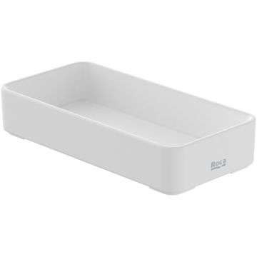 Recipient accesorii baie Roca Ona 15cm, alb