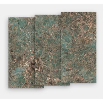 Gresie portelanata FMG Marmi Classici Maxfine 75x37.5cm, 6mm, Amazonite Lucidato
