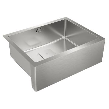 Chiuveta bucatarie Teka 60 M-XP 1B American Professional, front inox masiv, 595x468mm, adancime cuva 20cm, SilentSmart, inox