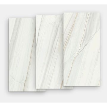Gresie portelanata FMG Marmi Classici Maxfine 300x150cm, 6mm, Bianco Lasa Lucidato