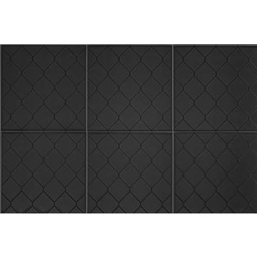 Faianta Diesel living Fence 20x20cm, 7mm, Black