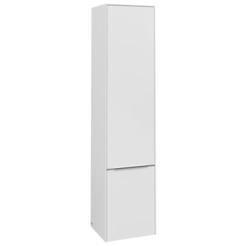 Dulap inalt suspendat Villeroy & Boch Subway 3.0 171x40x35cm, orientare stanga, Pure White, maner aluminiu