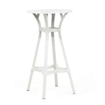 Kit inaltare masuta exterior Nardi Kit Combo High h42cm, alb gesso
