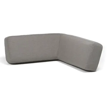 Perna colt spatar canapea exterior Nardi Maximo 92x35cm, gri Lava Sunbrella