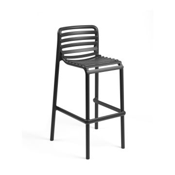 Scaun inalt exterior Nardi Doga Stool, h75cm, antracit