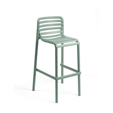 Scaun inalt exterior Nardi Doga Stool, h75cm, menta