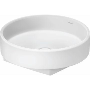 Lavoar tip bol Duravit Balcoon d 45cm, fara orificiu baterie, fara preaplin, DuraShield, alb mat