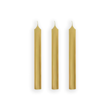 Lumanare My Jolie Candle Les Classiques Droite 22x200mm, Gold