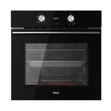 Cuptor electric Teka EasySteam HLB 8408 BK 70 litri net, 9 functii, HydroClean,  Infinity Glass, cristal negru