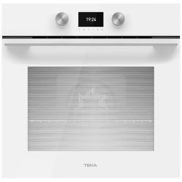 Cuptor electric incorporabil Teka Urban Colours HLB 8600 WH, SurroundTemp 12 functii, Hydroclean, 70 litri, Clasa A+, Cristal Steam White/Infinity Glass