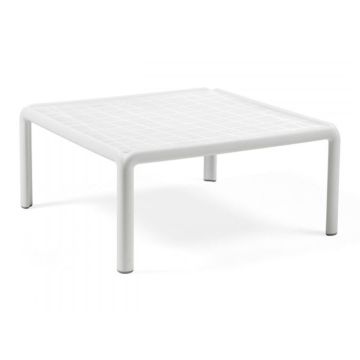 Masuta exterior Nardi Komodo Tavolino, 70x70cm, h32.5cm, alb
