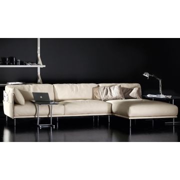 Canapea de colt Gamma Dandy Jack 305x170cm dreapta, piele Danka F791, HandMade in Italy
