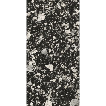 Gresie portelanata rectificata FMG Venice Villa 60x30cm, 10mm, Graphite Levigato