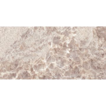 Gresie portelanata rectificata FMG Gemstone Maxfine 75x37.5cm, 6mm, Rose Lucidato