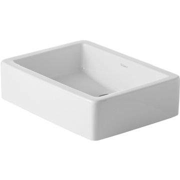 Lavoar Duravit Vero 50x38cm, fara orificiu baterie, fara preaplin, montare pe blat