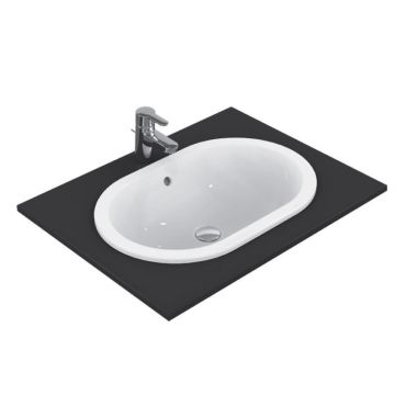 Lavoar Ideal Standard Connect Oval 62x41cm, fara orificiu baterie, montare in blat