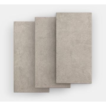 Gresie portelanata FMG Limestone Maxfine 300x100cm, 6mm, Ash Strutturato