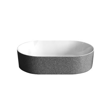 Lavoar tip bol Besco Lova Glam 34x53x13cm, mineral DuraBe, grafit