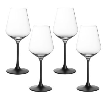 Set 4 pahare vin rosu Villeroy & Boch Manufacture Rock Goblet, 234mm