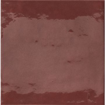 Faianta Iris Bottega D'Arte 15x15cm, 10mm, Mattone lucido