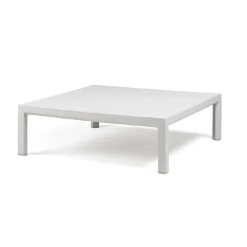 Masuta exterior Nardi Maximo 80x80cm, h25.5cm, alb Gesso