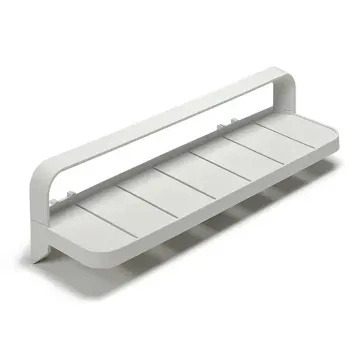 Etajera pentru canapea exterior Nardi Maximo, alb Gesso