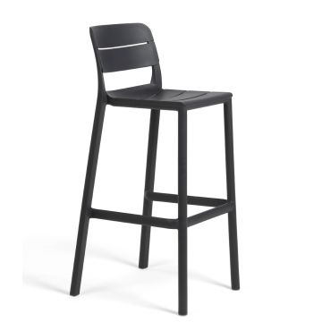 Scaun inalt exterior Nardi Cassia Stool, h76cm, Antracite