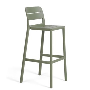 Scaun inalt exterior Nardi Cassia Stool, h76cm, verde Cactus