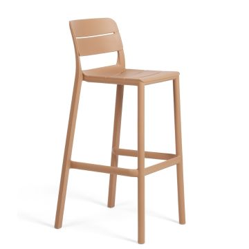 Scaun inalt exterior Nardi Cassia Stool, h76cm, Cappuccino