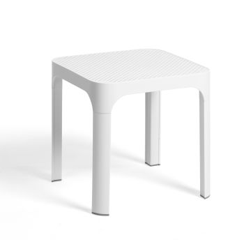 Masuta exterior Nardi Net 40x40cm, h 40cm, alb