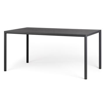 Masa exterior Nardi Piave 160x90cm, h76cm, baza aluminiu, top HPL Materia, antracite