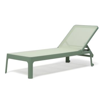 Sezlong exterior Nardi Plano cu cadru PPF menta si sintetic mandorla